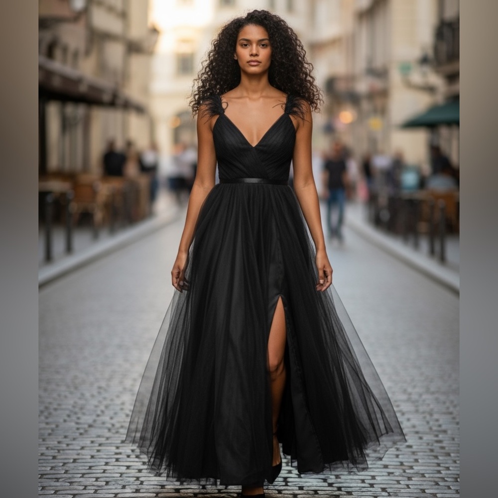 Beautiful Flowing Tull Dress